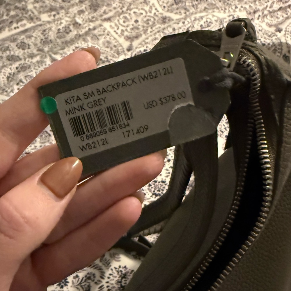 ALLSAINTS Akita small backpack/ handbag in Grey | NWT - Picture 9 of 9